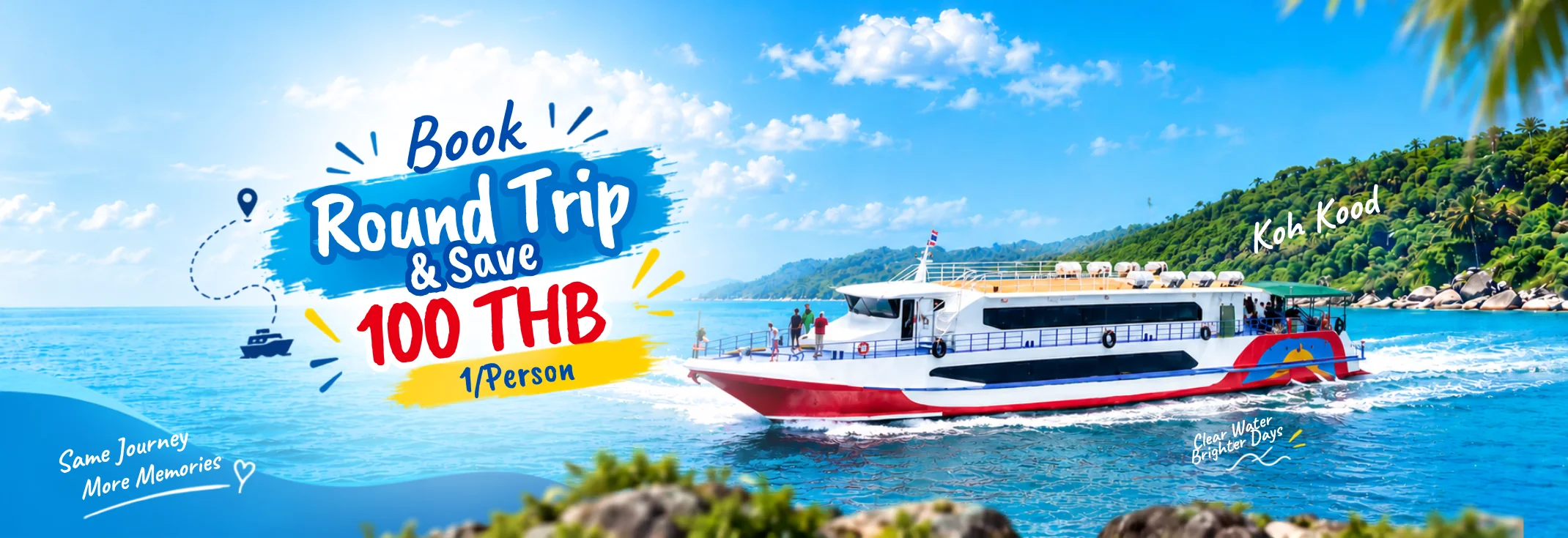 Koh Kood Express Book Round Trip and Save 100 THB per person